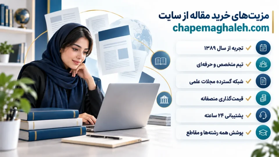 مزایای خرید مقاله از سایت چاپ مقاله