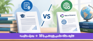 تفاوت مقاله علمی پژوهشی با isi